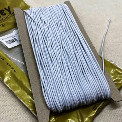 Elastico redondo nro 84 blanco x 50 mts