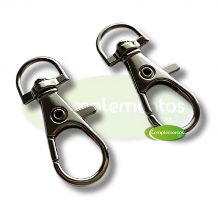 Mosqueton llavero b/redonda 10mm x 20u