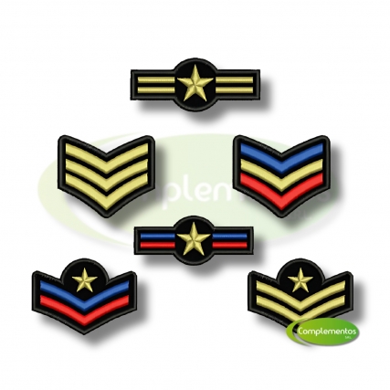 Aplic.bord. linea militar ch x 6 unid