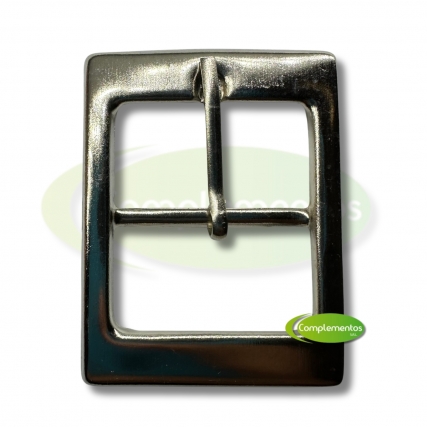 Hebilla chapa rectan.niquel p/16 x 10un