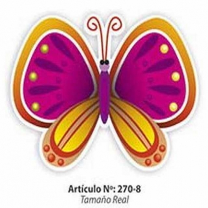 Aplicacion mariposa gd. x 12 unid