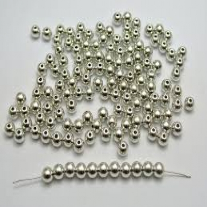 Perla redonda metalizada 8 mm x 250 gs